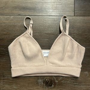 Lovers & Friends beige bralette with adjustable straps